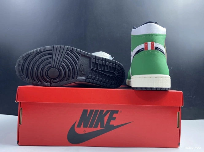 Cheap Husky Air DB4612-300 Retro Lucky Green Jordan High 1 0815